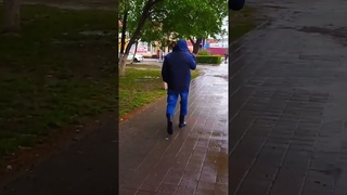 20 микрорайон, город Рудный  год #рудный #казахстан #дождь