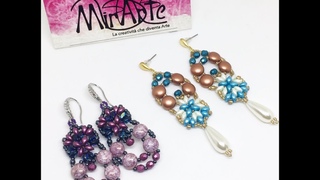DIY Tutorial Orecchini Lisa - Earrings Lisa con Candy Bead- ES O Bead