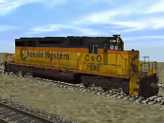 Chessie SD40 C&O#7580