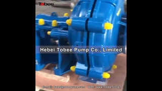 Tobee 8/6 inch cast iron slurry pump for steel mill ash and slag handling. #machine #ahslurrypump