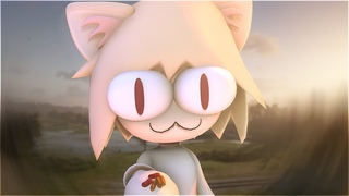 Neco Arc gives you jelly beans SFM Animation