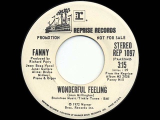 'Wonderful Feeling' by Fanny (1972)