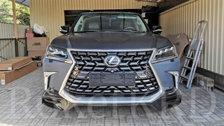 Рестайлинг Lexus lx 570 из 08-2015 года в 2021 год + обвес Черный +7(989)197-11-21 Владимир