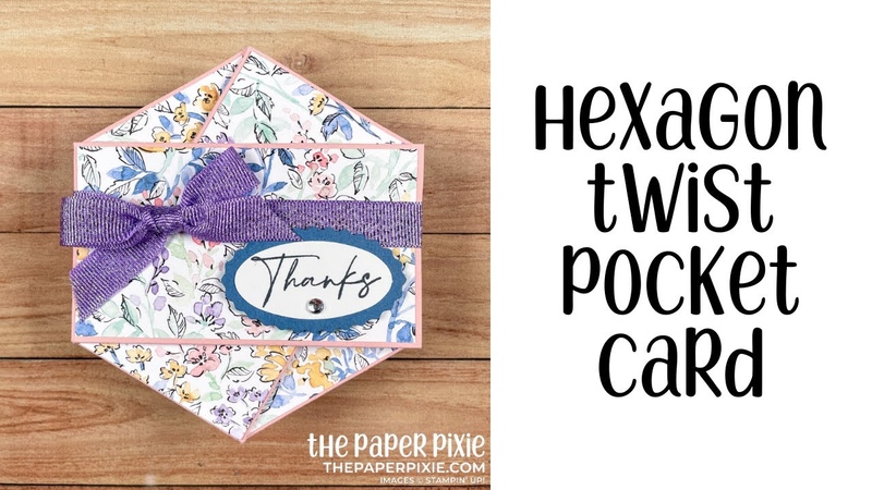 Hexagon Twist Pocket Card