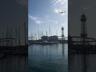 Marina despus de huracn Gloria, Barcelona.