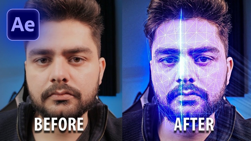 Advanced Face Scanning Effect in After Effects,