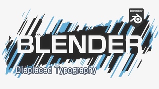 Tut Displaced Typography - Blender Geometry Nodes 3.4