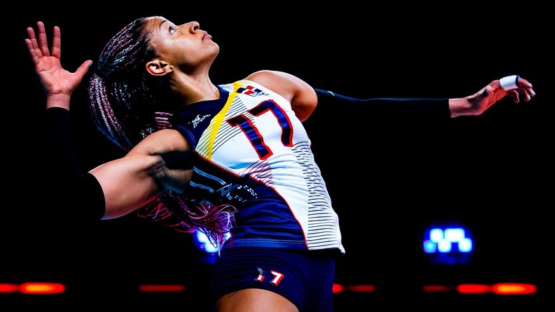 Amazing Gina Mambrú, Best Volleyball Actions, VNL 2021 (
