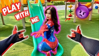 I never play with Spider-Girls (Romantic Love Story by Spider-man ParkourPOV in Real Life)