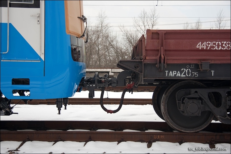 RZD Platforma prikrytiya SA-3 - Sharfenberg