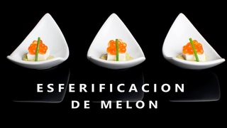 Esferificacin directa de Meln