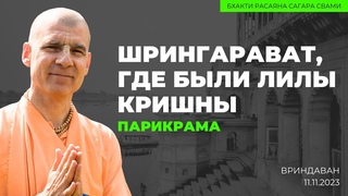 Шрингарават, где были лилы Кришны. Вриндаван Парикрама.  | Бхакти Расаяна Сагара Свами