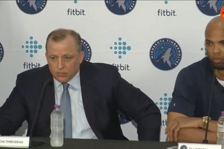 Wolves introduce free-agent signings Jeff Teague & Taj Gibson
