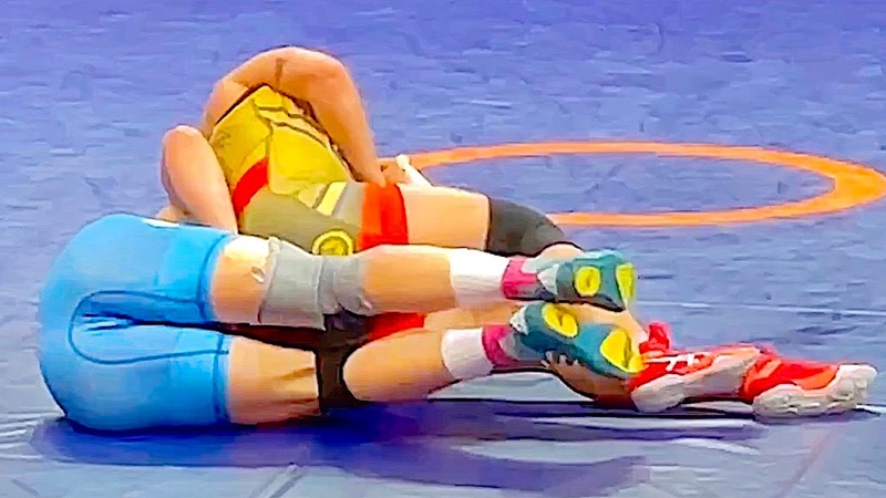 Womens Wrestling 53kg Nice Pin After Cruel
