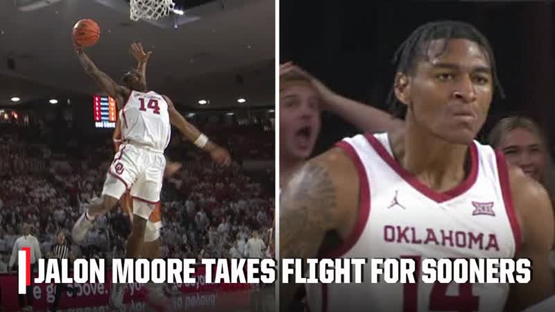 BACK TO BACK Monster Slams Jalon Moore went full beast mode , ESPN College