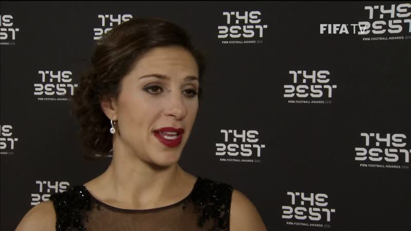 CARLI LLOYD Post Award Reaction THE BEST FIFA FOOTBALL AWARDS