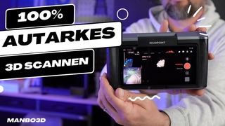 Revopoint MIRACO 3D Scanner Erster Blick auf den mobilen 3D Scanner komplett ohne PC