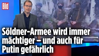 Russen-Söldner in Bachmut drohen Putins Parlament | BILD Lagezentrum