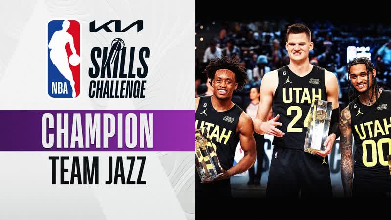 Team Jazz Win in Utah, Kia Skills , 2023, NBAAll