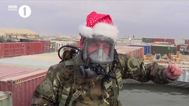 British Armed Forces and BBC Radio 1 say Merry Christmas