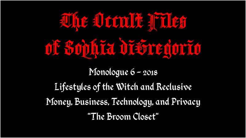 Monologue 6 of 2018 The Broom