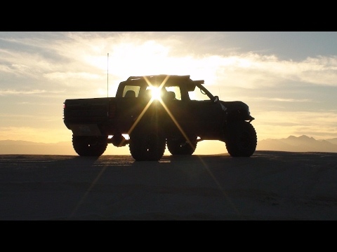 The Long Travel Punisher Truck, 2003 Nissan Frontier, 4 link, Titan