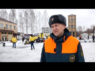 Областные соревнования спасателей