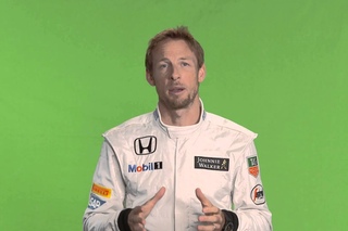 Jenson Button - Ripla Retro Rallycross Challenge, John Button Trophy Presented to Ray Morgan