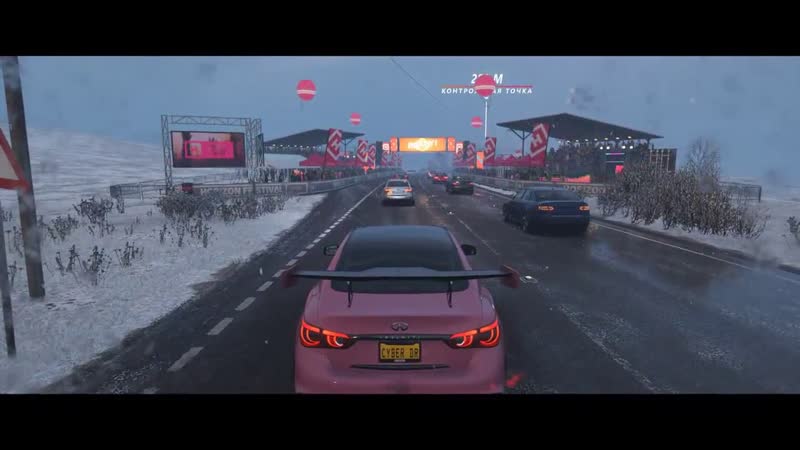 Forza Horizon 4 Gameplay 09 Winter Infinity Q50 EAU Rouge
