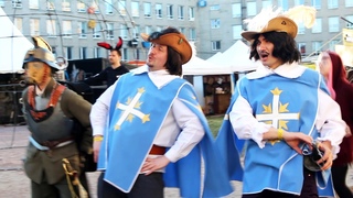 ТРИ МУШКЕТЕРА JUST DANCE. EPIC CON SPB 2021 COSPLAY