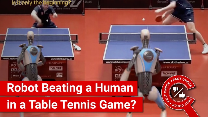 FACT CHECK: Viral Video Shows a Robot Beating a Human in Table