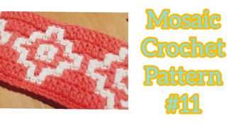 Overlay Mosaic Crochet Pattern #11 - Multiple of 12 + 4 - Easy Beginner Friendly Crochet Tutorial