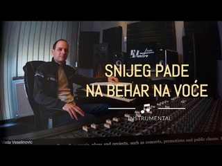 Snijeg pade na behar na voe INSTRUMENTAL - HARMONIKA (Vlada Veselinovi)