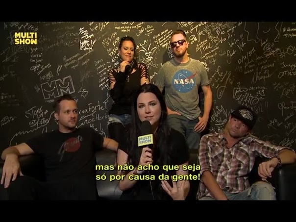 Evanescence Interview on Multishow (05, 05,