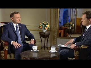Prezydent Andrzej Duda w TVP