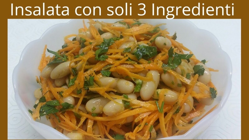 RICETTA DI CAROTE e and bean de morcov și