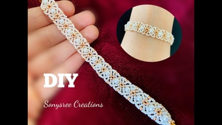 Dainty Bracelet || Simple DIY Beaded Bracelet || Easy Tutorial
