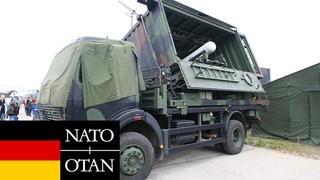 German Army, NATO. Rheinmetall KZO Unmanned Aerial Vehicle In Action.
