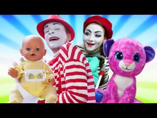 Игры в куклы БЕБИ БОН для девочек.  Кукла Беби Бон и котенок! Развивающие видео куклы Baby born