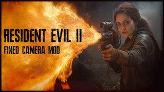 RE2 Remake | Hard | Fixed Camera Mod | Леон В | #2