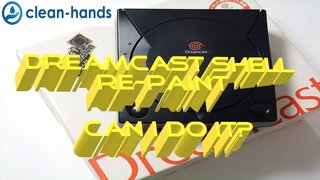 Sega Dreamcast Shell Re-Paint. How Hard Can it Be