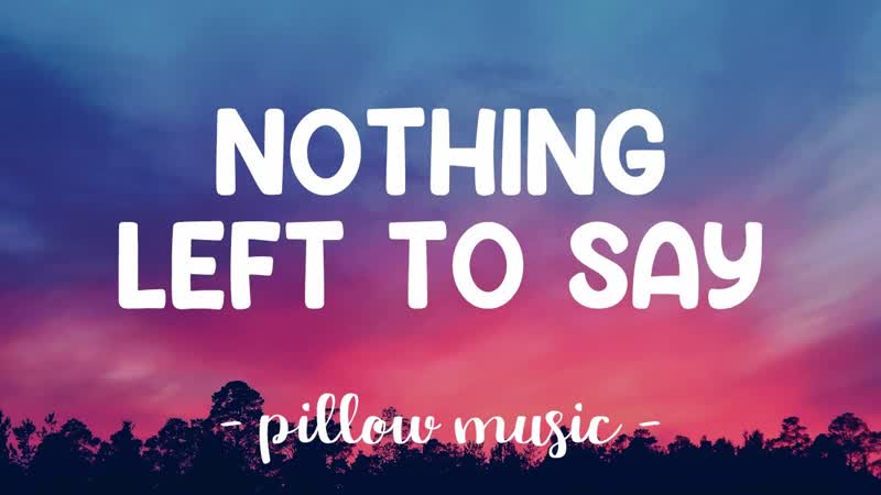Nothing Left To Say Imagine Dragons (
