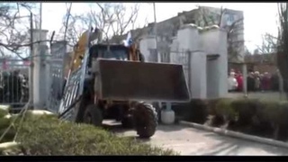 Штурм Украинской Военной части в Крыму