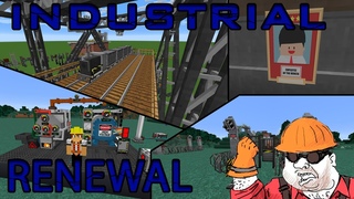 Индустриальный декор и механизмы | Обзор мода Industrial renewal | Minecraft