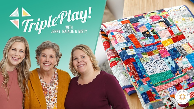 Triple Play: 3 New Crumb Piecing Quilts with Jenny Doan of Missouri Star ( Video