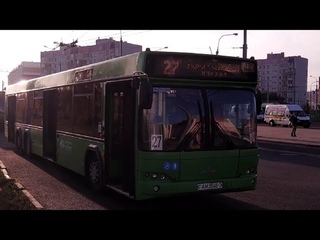 ТОП МАШИНА. Автобус Гомеля, МАЗ, гос.№ АМ 3546-3, марш.27 ()