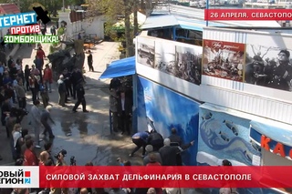 Силовой захват Севастопольского дельфинария