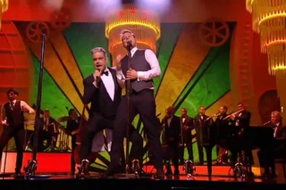 Prince Charles and Camilla wowed by Olly Murs, Jessie J and Gary Barlow at Royal Variety 2013