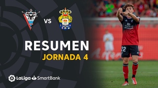 Resumen de CD Mirandés vs UD Las Palmas (4-2)
