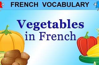 LEARN FRENCH WORDS - FOOD VOCABULARY - VEGETABLES
